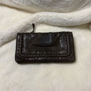 Fossil Dark Brown Leather Women's Wallet